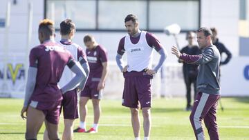 19/02/20 ENTRENAMIENTO DEL VILLARREAL 
 javi calleja