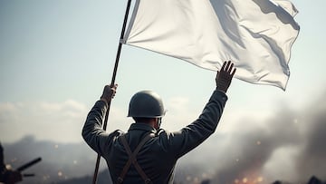 The use of white cloth to signal a desire for peace or surrender dates back to ancient times.