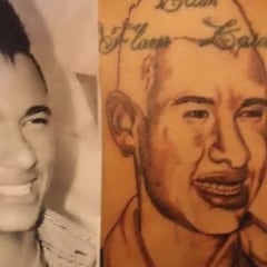 El tatuaje "fallido" de Neymar en la espalda de una fan