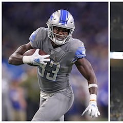 Kerryon Johnson y Marvin Jones fuera para Thanksgiving