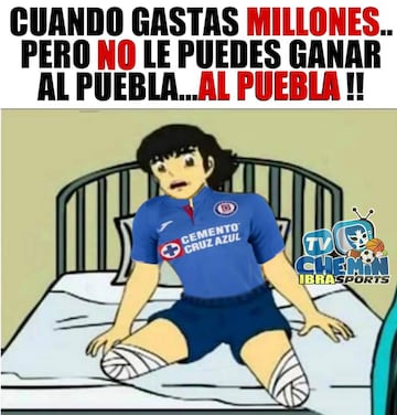 Los memes del Puebla - Cruz Azul de la jornada 1