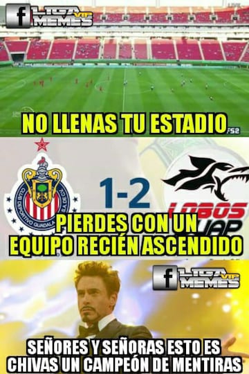 Los 40 memes que no perdonaron la derrota de Chivas