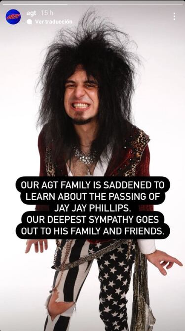 Muere por COVID Jay Jay Phillips, estrella de 'America's Got Talent'