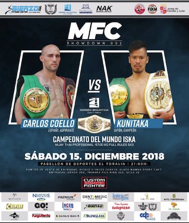 Carlos Coello, por otro Mundial el 15 de diciembre en Ponferrada