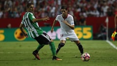 Joaqu&iacute;n y Escudero durante un partido. 