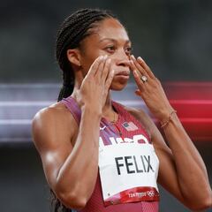 How many Olympic medals has Allyson Felix won in her career?