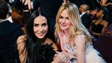 Demi Moore y Nicole Kidman durante la 98.ª edición de los premios Oscar 2026 celebrados en el Dolby Theatre.