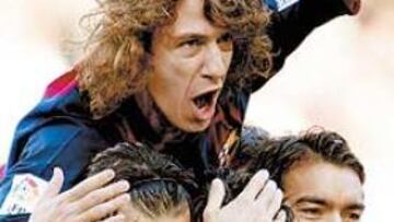 <b>SÍMBOLO. </b>Tras la marcha de Guardiola, Puyol es el catalán preferido de la afición del Barça.