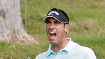 <b>LA GARRA. </b>Álvaro Quirós sacó su mejor golf en Vilamoura.