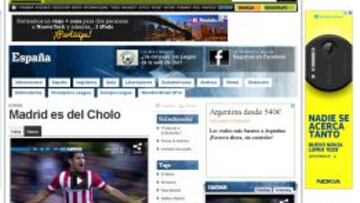 'El Atlético le da un baño al Real Madrid', publica la prensa