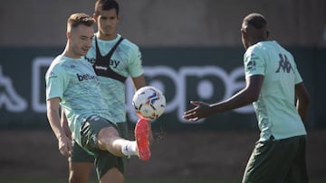 Loren, en un entrenamiento.