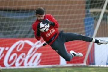 La Roja retomó los entrenamientos en las canchas de Quilín.