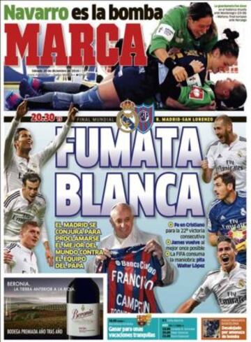 Portadas de la prensa deportiva