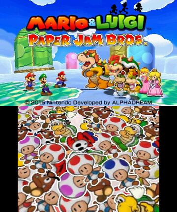 Captura de pantalla - Mario & Luigi: Paper Jam Bros. (3DS)