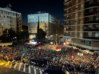Histórico recibimiento al Valencia antes de la semifinal