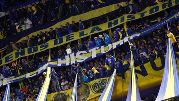 Soccer Football - Copa Libertadores - Group E - Boca Juniors v Corinthians - Estadio La Bombonera, Buenos Aires, Argentina - May 17, 2022 General view in the stands before the match REUTERS/Agustin Marcarian