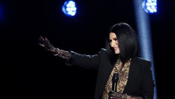 Laura Pausini performs during the Latin Recording Academy's Person of the Year Gala in Las Vegas, Nevada, U.S. November 16, 2022. REUTERS/Mario Anzuoni