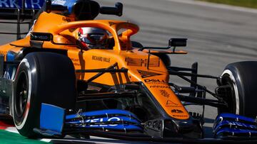El McLaren MCL35 de Carlos Sainz. Test en Barcelona, F1 2020.