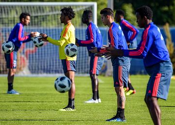 La Selección Colombia sigue en su preparación para el duelo ante Japón. El grupo entrenó completó en su última práctica en Kazán 