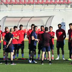 El Sevilla 2017-18 de Berizzo y Arias echó a andar este lunes