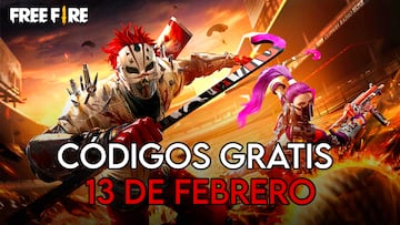 Free Fire códigos gratis 13 de febrero de 2024