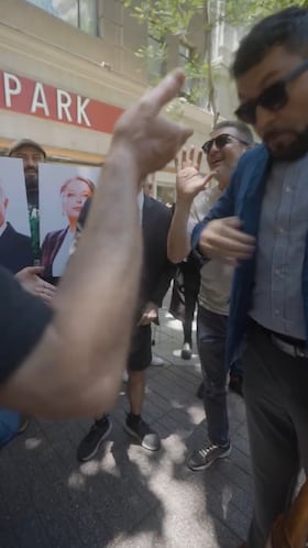 Comediante sale a la calle y pregunta a la gente si votará Jara o Kast: el final es inesperado