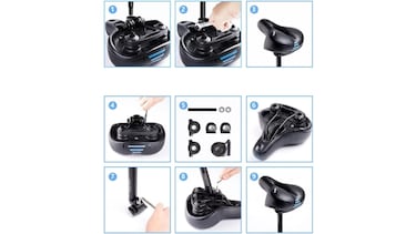 Este silln de bicicleta ergonmico evita el dolor en espalda y glteo