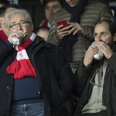 Los dos candidatos a Ibaigane animaron en Mendizorroza