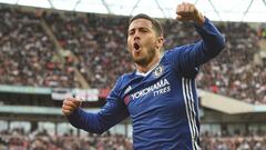 Conte no puede asegurar que Hazard seguirá en el Chelsea