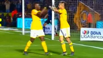 La buena definición de Vargas para cerrar la goleada del Tigres