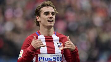 Griezmann celebra su segundo gol. 