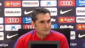 Valverde: "I'll be the one to decide if Messi and Suárez are rotated"