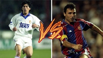 Zamorano vs Stoichkov: una rivalidad que nació en el clásico