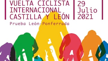 Cartel promocional de la Vuelta a Castilla y León 2021.