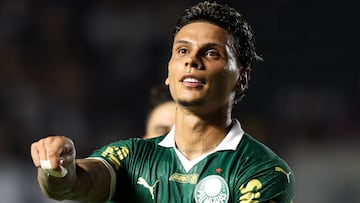 Richard Ríos, volante colombiano de Palmeiras