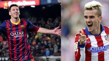 Messi y Griezmann lideran Barcelona y Atlético en sus partidos de vuelta de cuartos de final de la Copa del Rey.