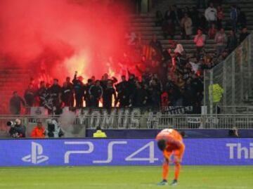 Seguidores del Valencia.