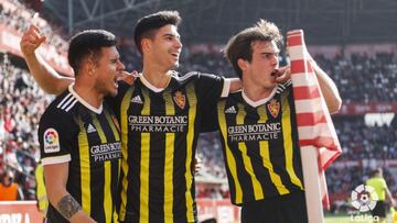 Sporting 1 - Zaragoza 2: resumen, goles y resultado del partido