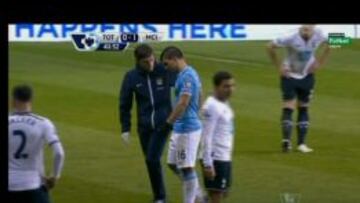 Se rompió Agüero: tiene una lesión en el bíceps femoral