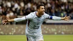 Cristiano Ronaldo le anota su primer doblete en Arabia Saudita a Keylor Navas
