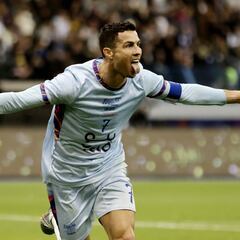 Cristiano Ronaldo le anota su primer doblete en Arabia Saudita a Keylor Navas