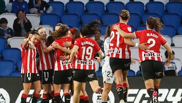 23/03/24 FUTBOL FEMENINO
PARTIDO LIGAF LIGA F JORNADA 21
REAL SOCIEDAD - ATHLETIC BILBAO
PRIMER GOL NAHIKARI 0-1 ALEGRIA