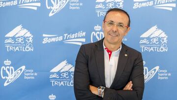 Jos&eacute; Hidalgo, presidente del Triatl&oacute;n.