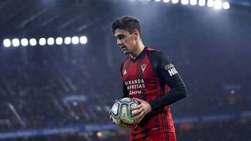 Martín Merquelanz, cedido en el Mirandés.
