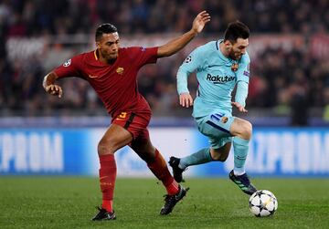 Leo Messi and Juan Jesús.