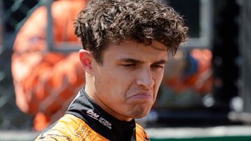 Formula One F1 - Belgian Grand Prix - Circuit de Spa-Francorchamps, Stavelot, Belgium - July 28, 2024 McLaren's Lando Norris before the race REUTERS/Leonhard Foeger