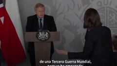 El testimonio a un Boris Johnson que no supo que contestar: "La 3ª Guerra Mundial ya está aquí..."