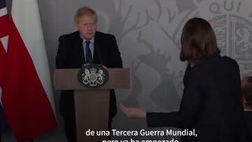 El testimonio a un Boris Johnson que no supo que contestar: "La 3ª Guerra Mundial ya está aquí..."