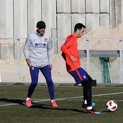 Kalinic regresa al grupo en una sesión de entrenamiento atípica