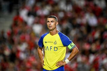 Cristiano Ronaldo playing for Al Nassr, who he joined in January 2023. 